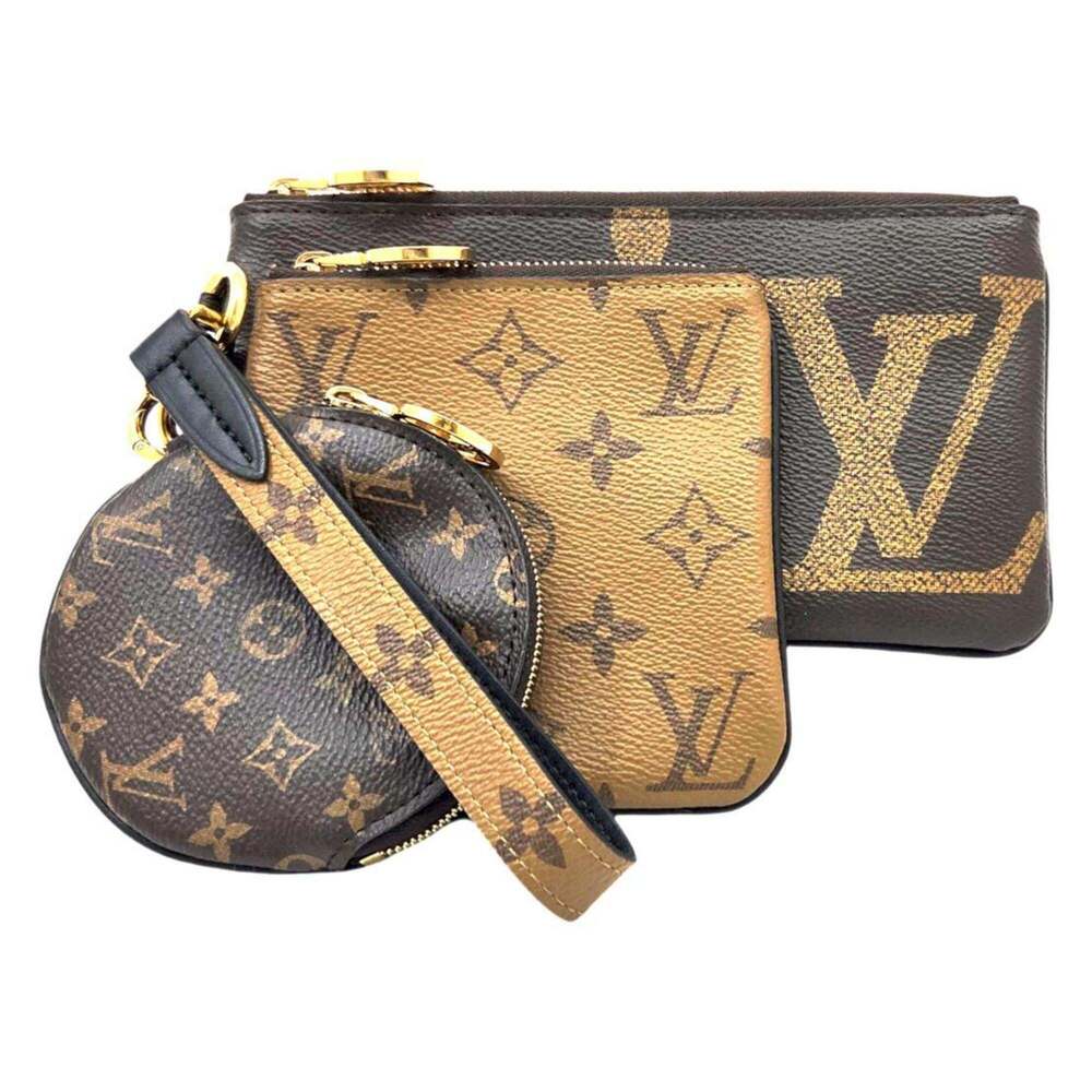 LOUIS VUITTON Brown Monogram Pochette Pouch - Picture 1 of 15